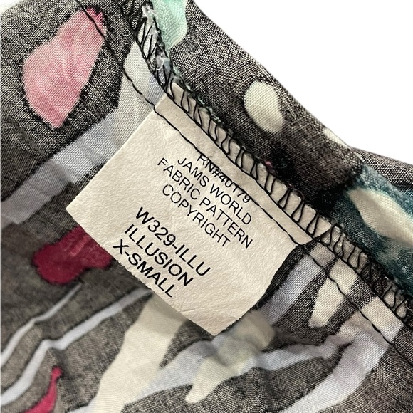 Jams World • Hattie Florentine Hawaiian Floral Retro Multicolor Dress Size XS - Picture 10 of 11